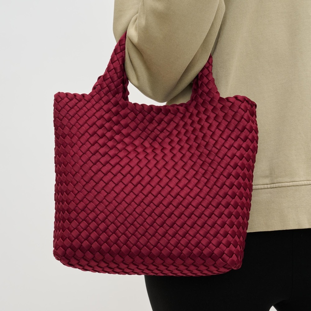 Sole and Selene Sky’s the Limit Small Crossbody in wine/burgundy.